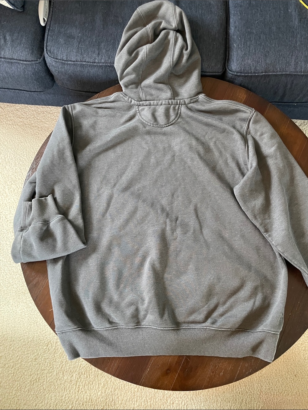 Carhartt Charcoal Gray Heavyweight Hooded Sweatshirt - Picture 8 of 14